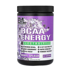 BCAA Energy + Electrolytes, Grape Splash - 345g - Sense42 Beauty and Health