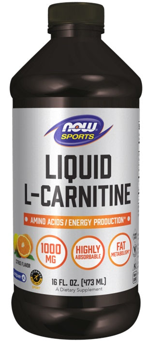 Liquid L-Carnitine, 1000mg Citrus - 473 ml. - Sense42 Beauty and Health