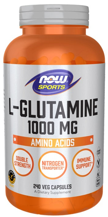 L-Glutamine, 1000mg - 240 vcaps - Sense42 Beauty and Health