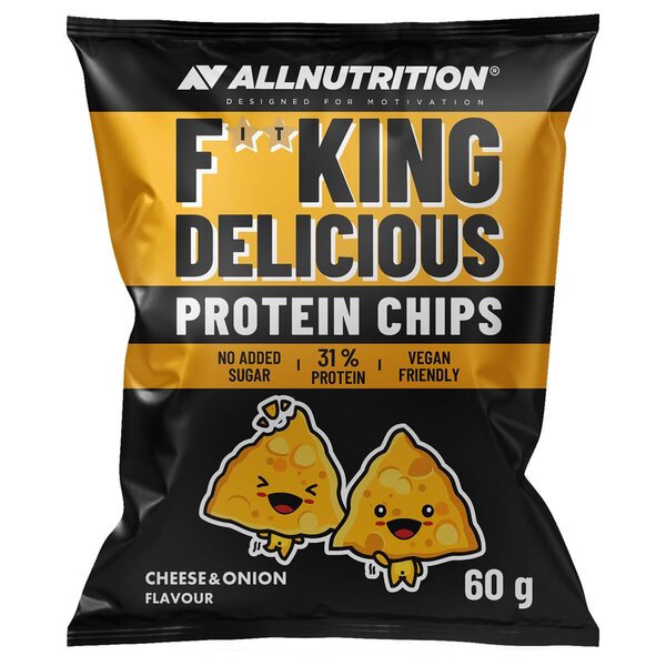 Fitking Delicious Protein Chips, Cheese and Onion - 60g - Sense42 Beauty and Health