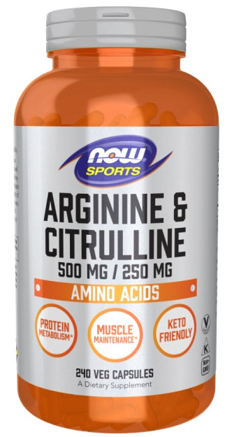 Arginine & Citrulline - 240 vcaps - Sense42 Beauty and Health