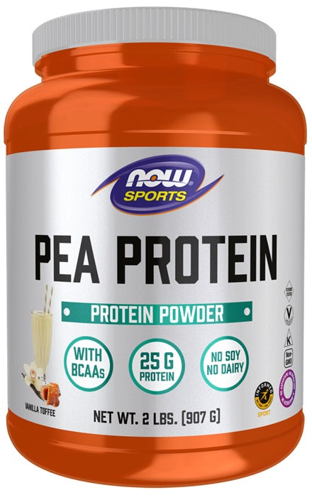 Pea Protein, Vanilla Toffee - 907g - Sense42 Beauty and Health