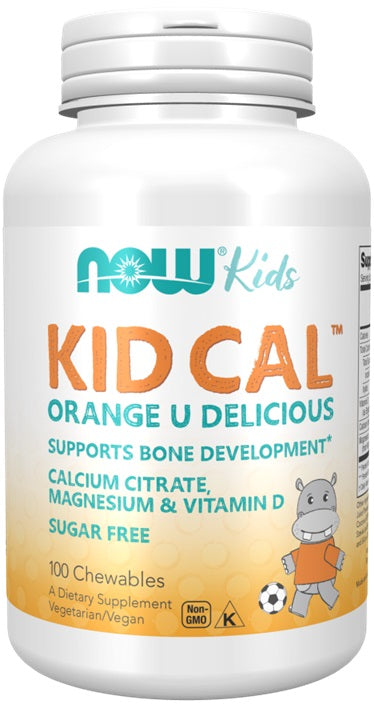 Kid Cal, Orange U Delicious - 100 chewables - Sense42 Beauty and Health