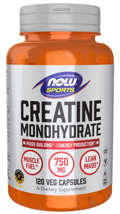 Creatine Monohydrate, 750mg - 120 vcaps - Sense42 Beauty and Health