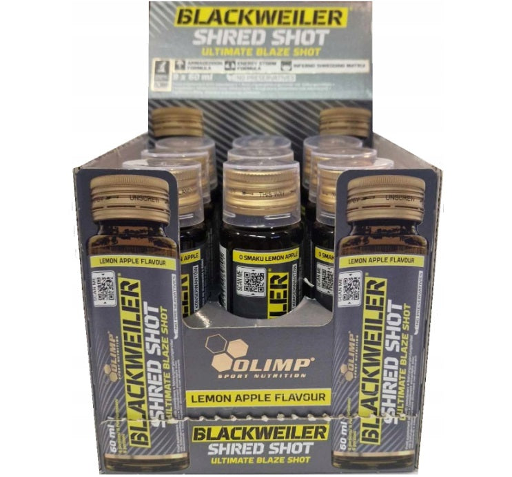 Blackweiler Shred Shot, Lemon Apple - 9 x 60 ml. - Sense42 Beauty and Health