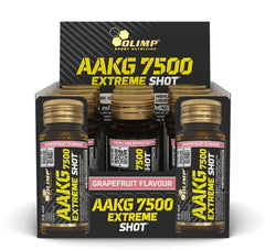 AAKG 7500 Extreme Shot, Grapefruit - 9 x 25 ml. - Sense42 Beauty and Health