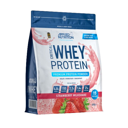 Critical Whey, Strawberry Milkshake - 450g - Sense42 Beauty and Health