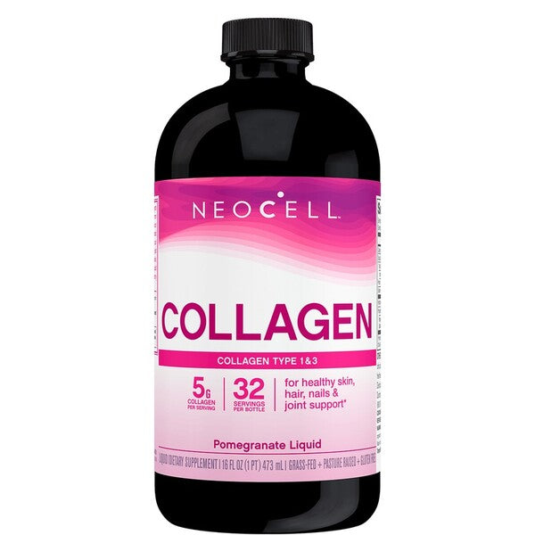 Collagen Type 1 & 3 Liquid, Pomegranate - 473 ml. - Sense42 Beauty and Health
