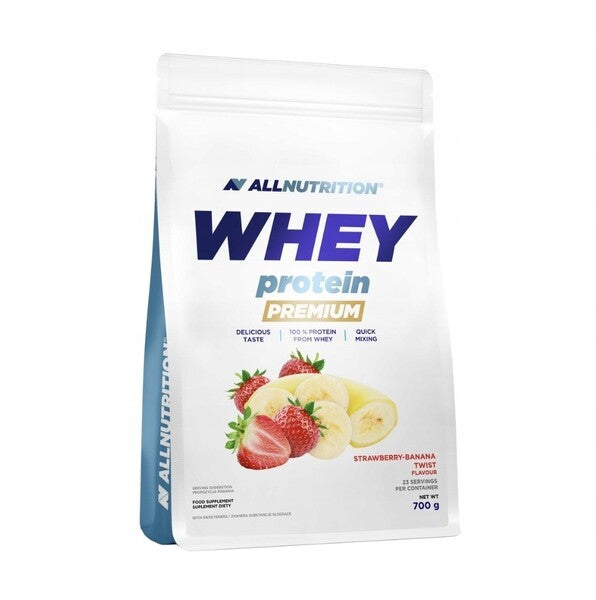 Whey Protein Premium, Strawberry Banana Twist - 700g - Sense42 Beauty and Health