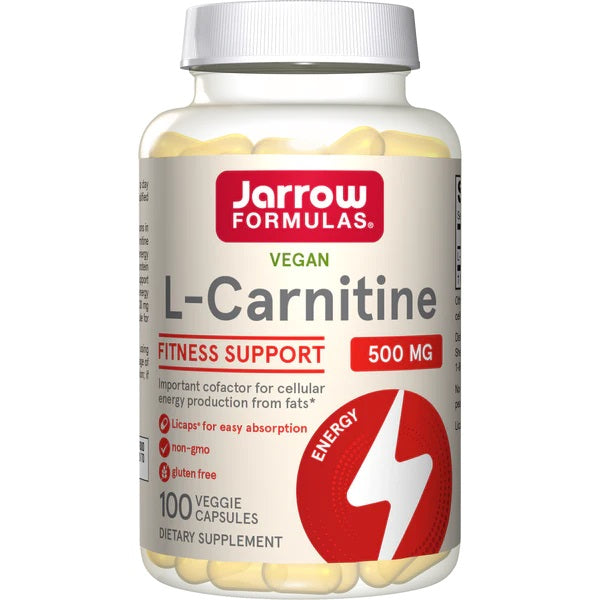 L-Carnitine, 500mg - 100 vegetarian licaps - Sense42 Beauty and Health