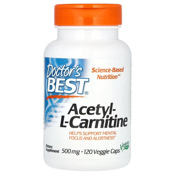Acetyl L-Carnitine, 500mg - 120 vcaps - Sense42 Beauty and Health
