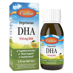 Vegetarian DHA, Natural Lemon - 60 ml. - Sense42 Beauty and Health