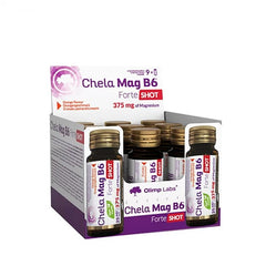 Chela Mag B6 Forte Shot, Cherry (EAN 5901330090097) - 9 x 25 ml. - Sense42 Beauty and Health