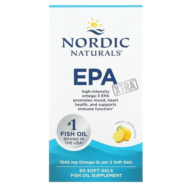 EPA Xtra, 1640mg Lemon - 60 softgels