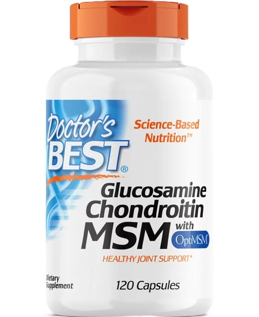 Glucosamine Chondroitin MSM with OptiMSM - 120 caps - Sense42 Beauty and Health