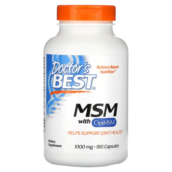 MSM with OptiMSM, 1000mg - 180 caps - Sense42 Beauty and Health