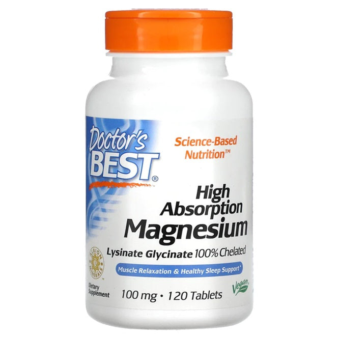High Absorption Magnesium, 100mg - 120 tablets - Sense42 Beauty and Health