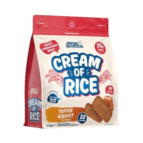 Cream of Rice, Toffee Biscuit - 1000g - Sense42 Beauty and Health