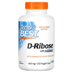 D-Ribose, 850mg - 120 vcaps - Sense42 Beauty and Health