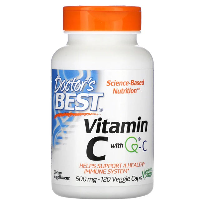 Vitamin C with Q-C, 500mg - 120 vcaps - Sense42 Beauty and Health