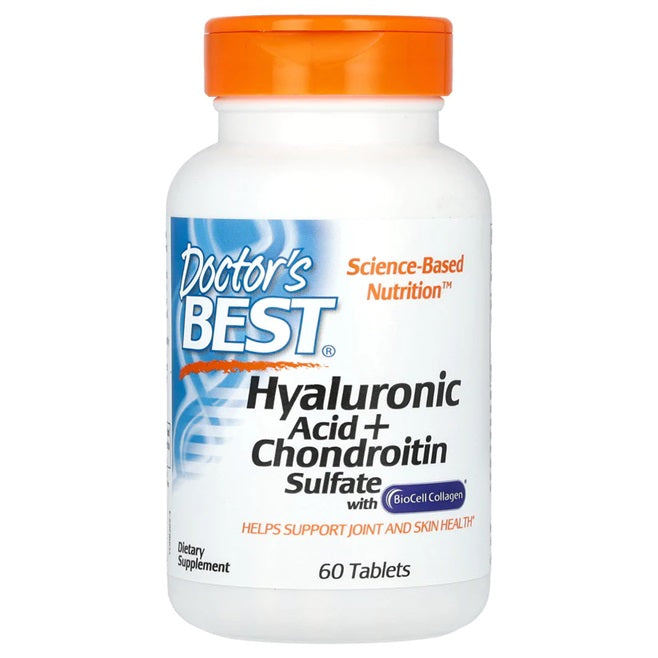 Hyaluronic Acid + Chondroitin Sulfate with BioCell Collagen - 60 tablets - Sense42 Beauty and Health