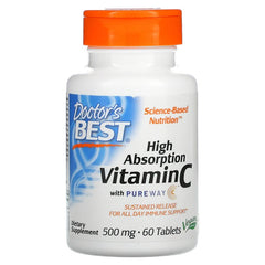 High Absorption Vitamin C with PureWay-C, 500mg - 60 tablets - Sense42 Beauty and Health