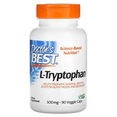 L-Tryptophan, 500mg - 90 vcaps - Sense42 Beauty and Health