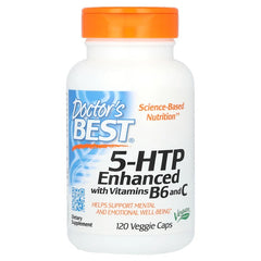 5-HTP Enhanced with Vitamin B6 and C - 120 vcaps - Sense42 Beauty and Health