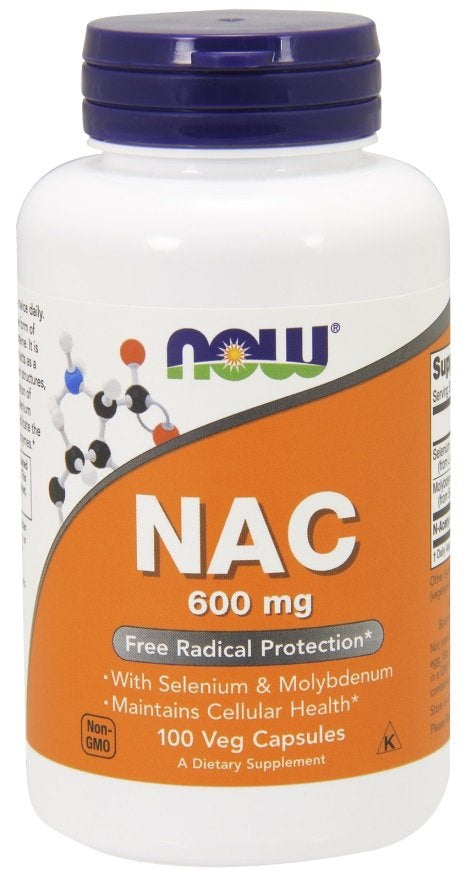 NAC with Selenium & Molybdenum, 600mg - 100 vcaps - Sense42 Beauty and Health