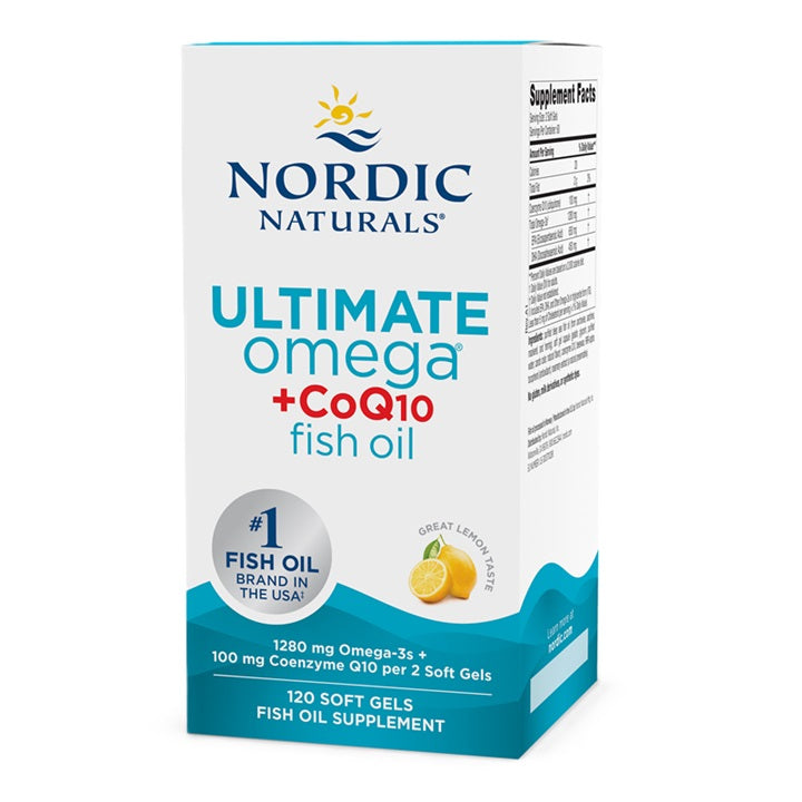 Ultimate Omega + CoQ10, 1280mg (EAN 768990891229) - 120 softgels - Sense42 Beauty and Health