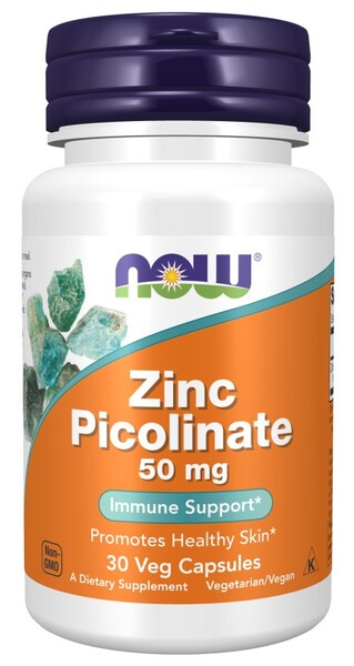 Zinc Picolinate, 50mg - 30 vcaps - Sense42 Beauty and Health