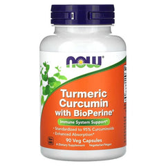 Turmeric Curcumin with BioPerine - 90 vcaps - Sense42 Beauty and Health