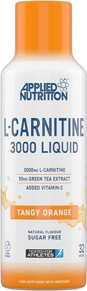 L-Carnitine Liquid 3000, Tangy Orange - 480 ml. - Sense42 Beauty and Health