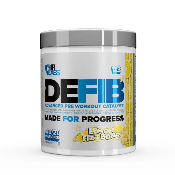 Defib V3 - Advanced Pre Workout Catalyst, Lemon Fizz Bombs - 440g - Sense42 Beauty and Health