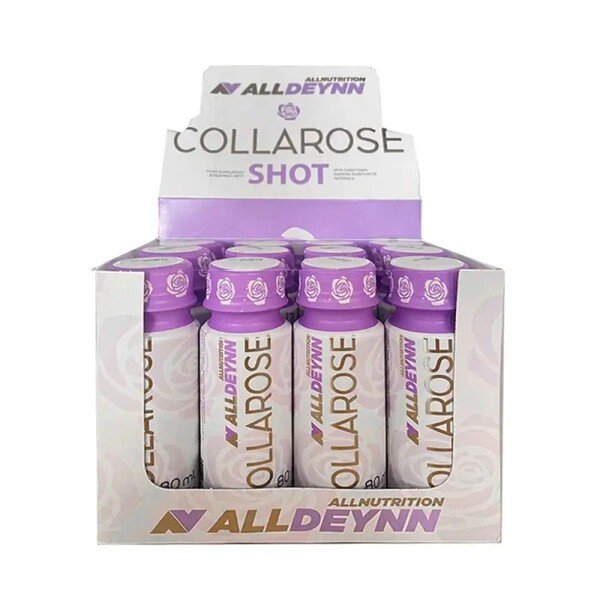 AllDeynn Collarose Shot, Raspberry Wild Strawberry - 12 x 80 ml.