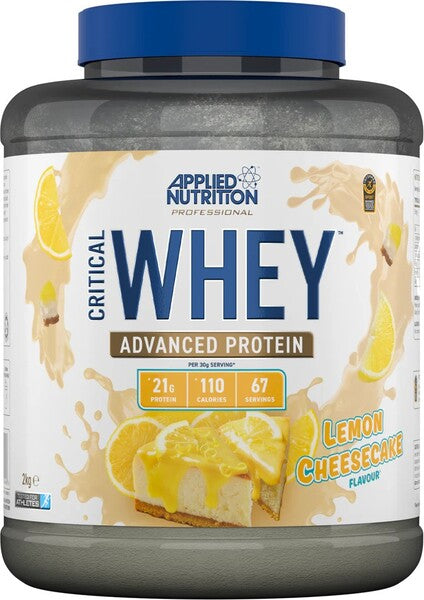 Critical Whey, Lemon Cheesecake (EAN 5056555204696) - 2000g - Sense42 Beauty and Health