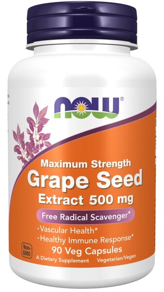Grape Seed Extract, 500mg Maximum Strength - 90 vcaps - Sense42 Beauty and Health