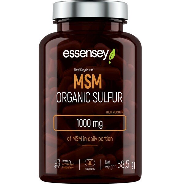 Essensey MSM Sulfur, 1000mg - 90 caps