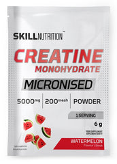 Skill Nutrition Micronised Creatine Monohydrate, Watermelon - 6g (1 serving)