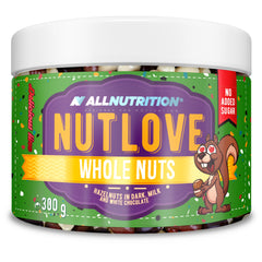 Nutlove Whole Nuts, Hazelnuts in Dark, Milk and White Chocolate - 300g - Sense42 Beauty and Health