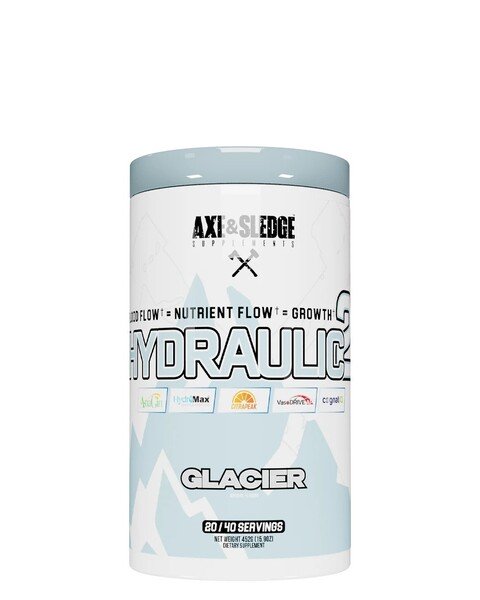 Hydraulic V2 Non-Stim Pre-Workout, Glacier - 452g - Sense42 Beauty and Health