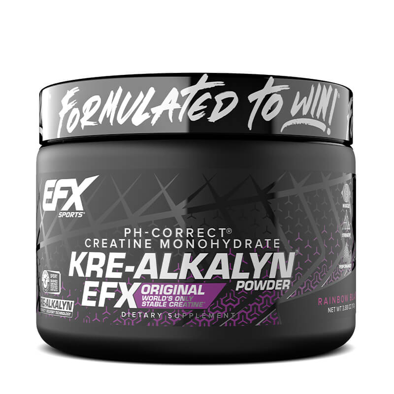EFX Sports Kre-Alkalyn Powder, Rainbow Blast - 110g