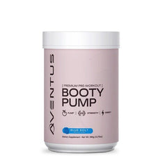 Aventus Supplements Booty Pump - Premium Pre-Workout, Blue Bolt - 390g