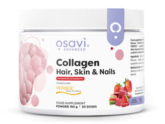 Osavi Collagen Peptides (Hair Skin & Nails), Rhubarb & Strawberry - 150g