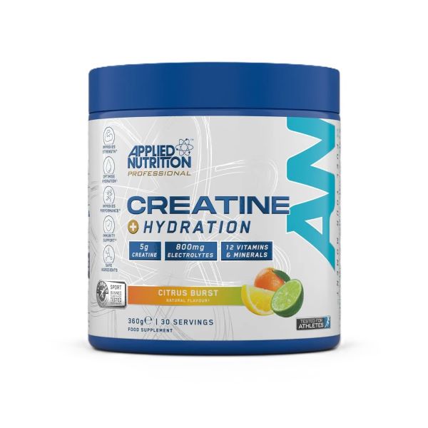Applied Nutrition Creatine + Hydration, Citrus Burst - 360g