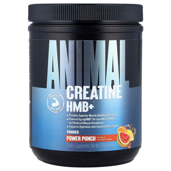 Animal Creatine HMB+, Power Punch - 342g