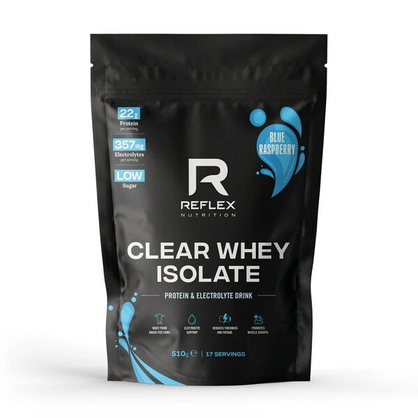 Reflex Nutrition Clear Whey Isolate, Blue Raspberry - 510g