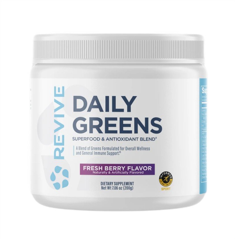 Revive Daily Greens Powder, Fresh Berry (EAN 850030689788) - 200g