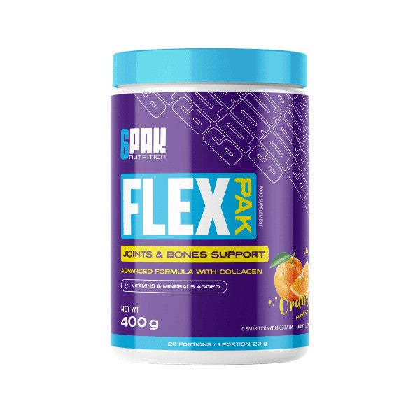 6PAK Flex Pak, Orange - 400g