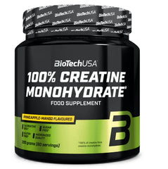 BioTechUSA 100% Creatine Monohydrate, Pineapple-Mango - 300g